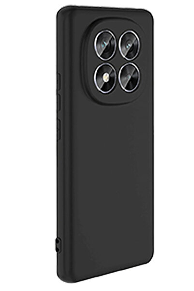 Epilons حافظة ريدمي نوت 14 5G من السيليكون المخملي الداخلي - أسود