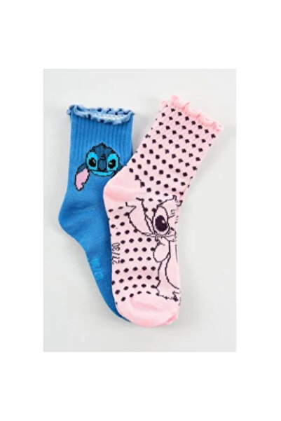 Lilo & Stitch Set 2 perechi sosete din bumbac,