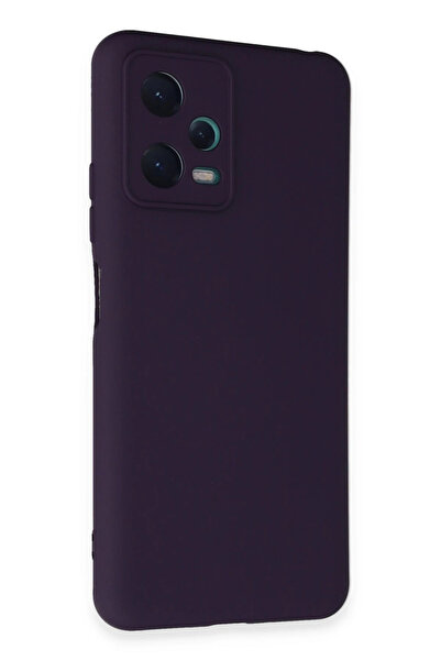 Epilons حافظة ريدمي نوت 12 5G من السيليكون المخملي الداخلي - أرجواني