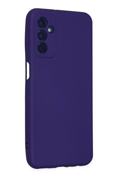 Epilons حافظة جالاكسي M23 من السيليكون المخملي الداخلي - أرجواني