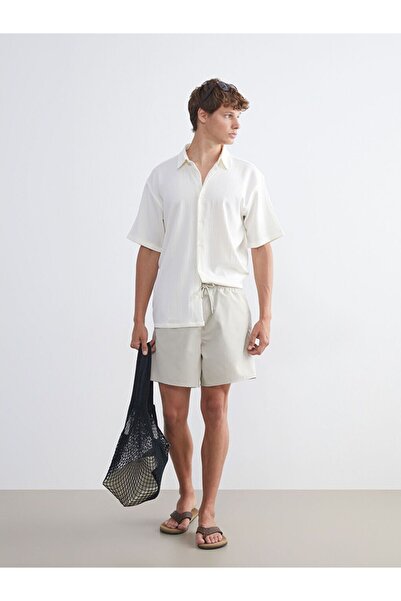 LC Waikiki Lcw Swimwear Gray Short Length Men's Swim Shorts