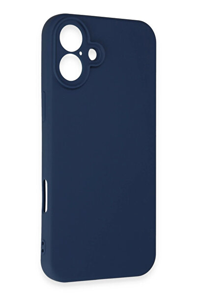 Epilons حافظة آيفون 16 من السيليكون الأول - أزرق داكن