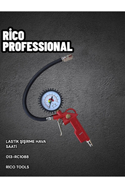 Rico Göstergeli Hava Lastik Şişirme Basınç Ölçer Cihazı
