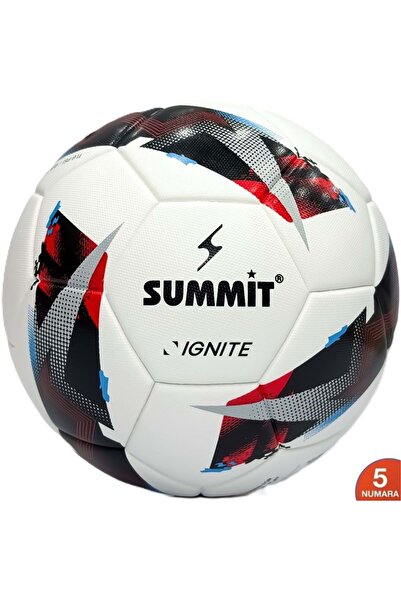 Summit Ignite League Ball Thermo Bonded Size 5 Football Ball Red