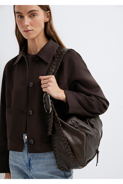 Mavi Kahverengi Omuz Çantası 1913830-26823