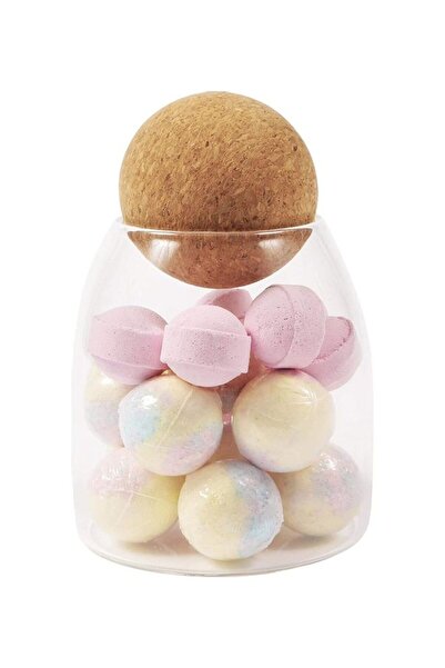 HALAMODO Storage Jar with Cork Ball Clear 0.5Liters