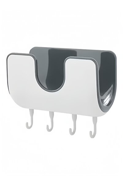 HALAMODO منظم أغطية أواني عائم مثبت على الحائط، بدون ثقب أو ثقوب، رمادي، 16.2...