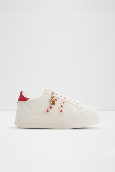 Aldo ADORES - Kadın Beyaz Bağcıklı Platform Sneaker