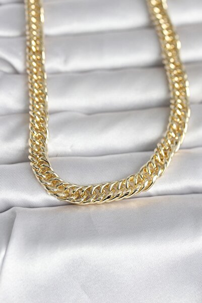 Lisinya CM 14K Gold Renk Kalın Zincir Model 60 cm Kadın Kolye - LSNTKN-RS4937
