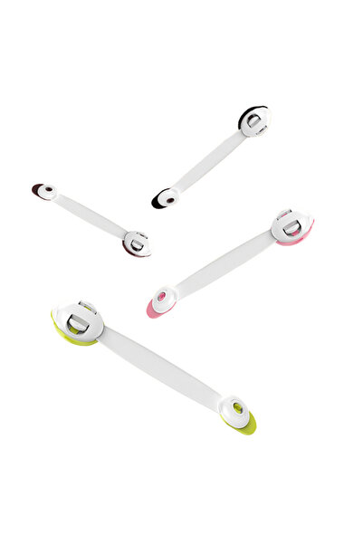 HALAMODO Set Of 4 Multipurpose Cabinet Locks - Assorted