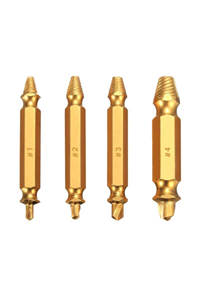 HALAMODO طقم مستخلص براغي ذهبي مكون من 4 قطع