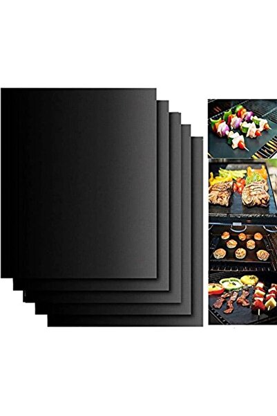 Arabest Outdoor BBQ Mat, BBQ Mat Non-Stick 5 Piece Set of 5 BBQ Mat BBQ Acces...