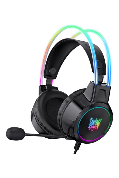 HALAMODO RGB Gaming Headset Black