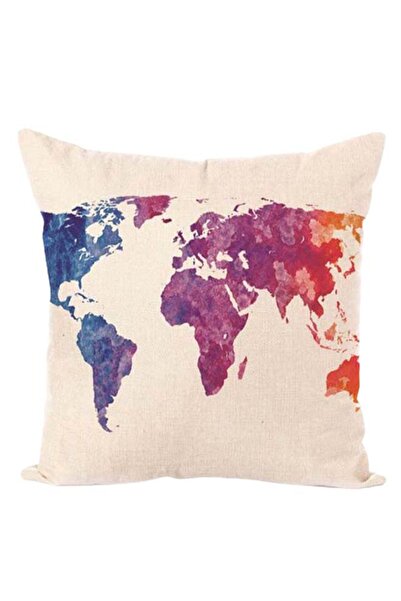 HALAMODO Decorative Printed Pillowcase Multicolour 45 x 45cm