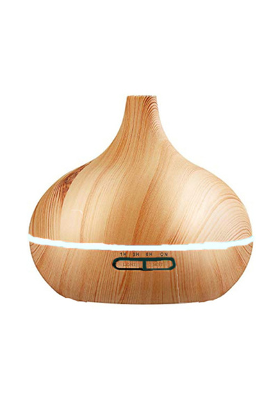 HALAMODO Essential Oil Diffuser Beige 6.7 x 6.7 x 6inch