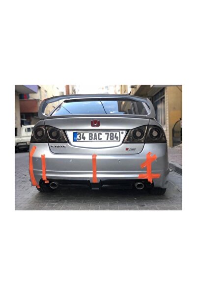 Tepe Tuning Honda Civic Fd6 Mugen Rr Arka Ek (PLASTİK)