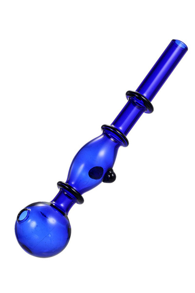 HALAMODO Transparent Glassware Herb Tube Blue 15cm