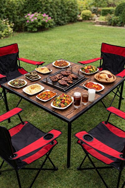 ODUNHERİF06 KATLANABİLİR MANGAL MASA - OCAKBAŞI MASA