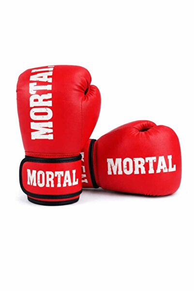 MORTAL SPORT Boks Eldiveni,Kıck Boks Eldiveni,Muay Thai Eldiveni Kırmızı 4 OZ...