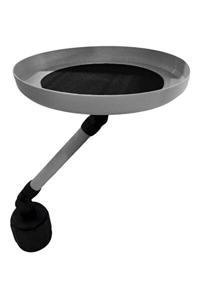 HALAMODO صحن دوار للسيارة باللون الرمادي