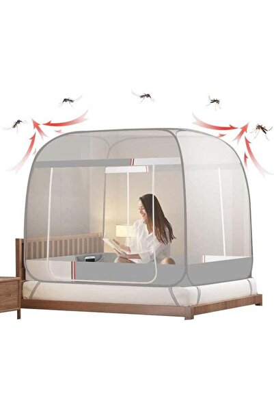 Arabest Pop up Mosquito Net Foldable Mosquito Bed Cover with Frame Square 360...