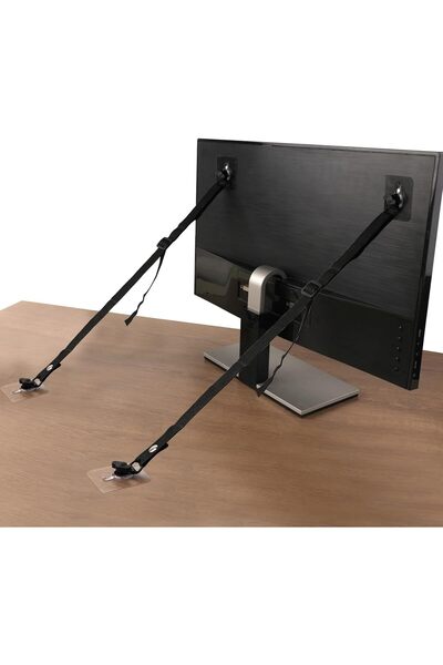 Arabest أحزمة أمان قابلة للتعديل للتلفزيون، مثبتات أثاث لاصقة مضادة للانقلاب ...