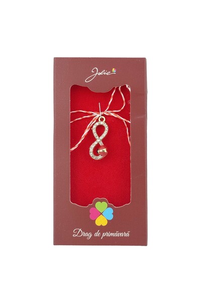 Flippy Martisor Pandantiv, Jolie, Drag de Primavara, Model Infinit / Buburuza...