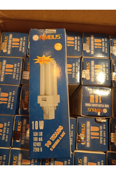 BAKİ 10 Watt 7200 K Plc Ampul 2 pinli Beyaz