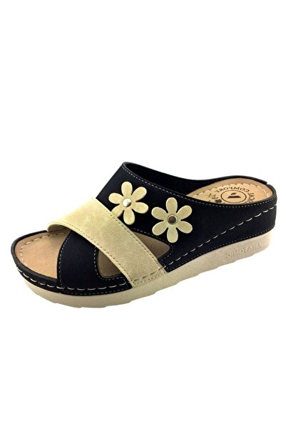 VESNA Papuci 190 negru-bej