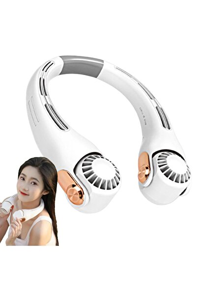 Generic Rechargeable Portable Neck Fan 3 Speed Settings Lightweight Hands Fre...