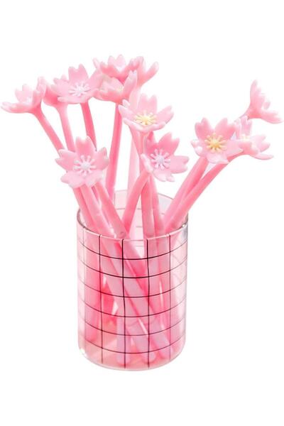 Arabest 12Pcs Cherry Blossoms Gel Pens for Great Party Supplies and School Su...