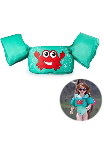 Arabest سترة عائمة للسباحة، سترة عائمة للسباحة، سترة تدريب على السباحة (خضراء)