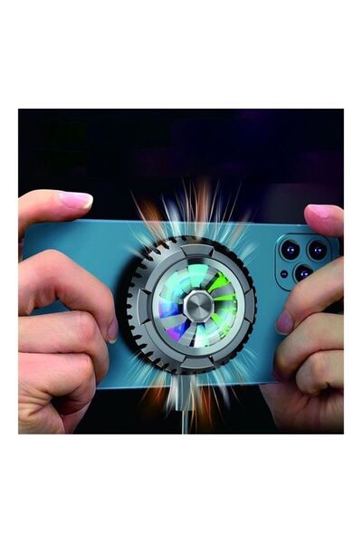 HALAMODO مبرد هاتف محمول سلكي مغناطيسي شبه موصل يعمل بمنفذ USB، مناسب للألعاب