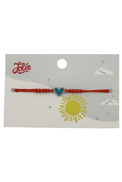 Flippy Bratara pentru Copii, Jolie, cu Impletitura Snur Rosu, Model Inima, Al...