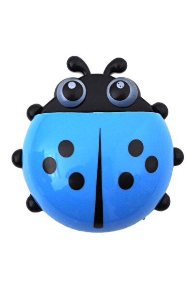 HALAMODO Ladybug Toothbrush Holder Blue/Black