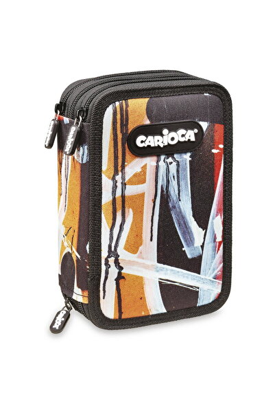 CARIOCA Penar cu 3 compartimente, spray, negru