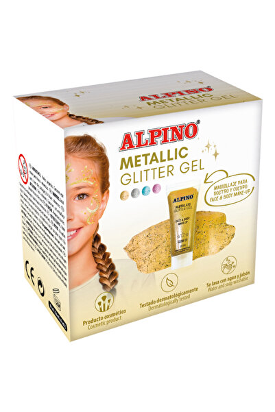 Other Make-up lichid, 14ml, ALPINO Metallic Glitter - auriu