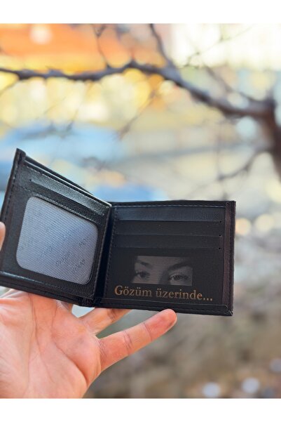 Çelik Kişiye Öze Göz İşlemeli Cüzdan - Gözlerim Üzerinde