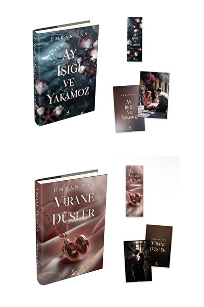Pukka yayınları AY IŞIĞI VE YAKAMOZ VİRANE DÜŞLER CİLTLİ İKİLİ SET-ÜMRAN TAN