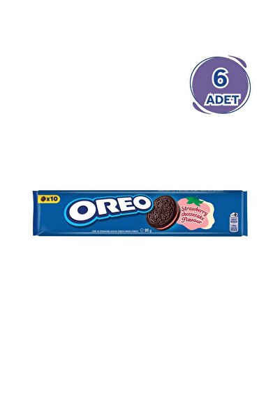 Oreo Bisküvi Çilekli 95gr - 6 Paket