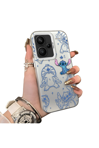 PATTERNOVA Redmi Note 13 Pro Plus+ 5G Uyumlu Stitch Kılıf Kırılmaz Koruma Sev...