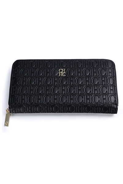 Carolina Herrera New Fashion Classic Luxury Zipper Wallet Large Capacity Unis...