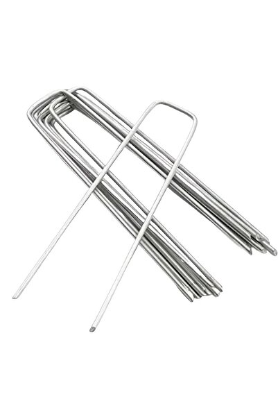 Choice3 10X4CMX50pcs 100pcs Landscape Staples, U-Shaped Garden Pins Garden St...