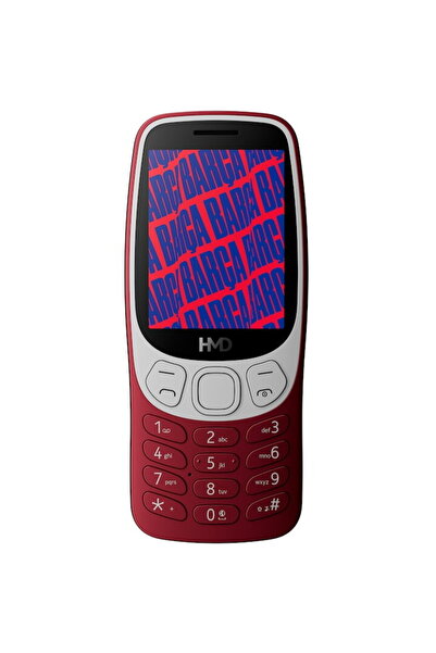 Hmd Barca 3210, 4G, Dual SIM, 1450 mAh, Grena