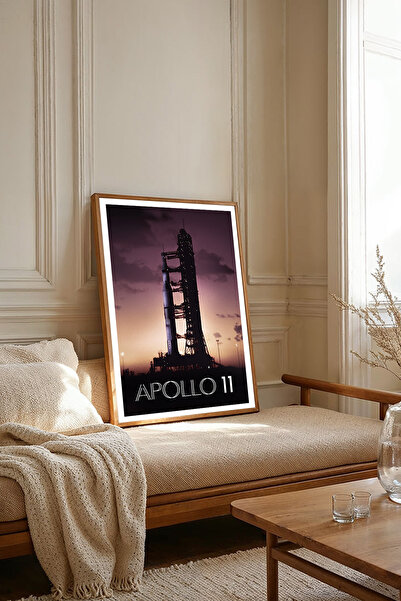 Dekorsiahome Tablou cu afișe de film într-o singură bucată, cu ramă din lemn ...