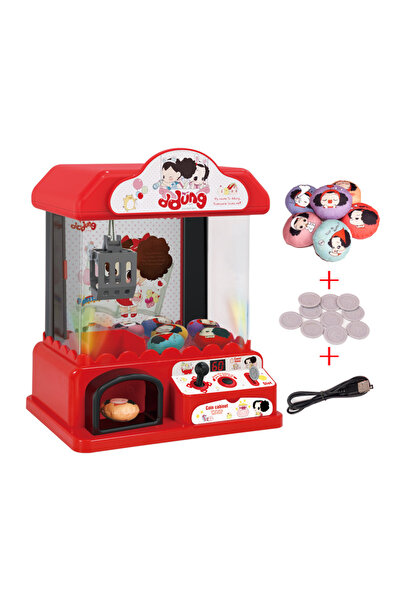 Ominii آلة مخلب لألعاب الأركيد للأطفال، آلة بيع صغيرة مزودة بإضاءة وصوت