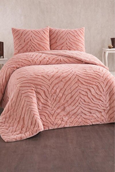 Çeyiz Diyarı غطاء سرير مزدوج من ريش الأرانب مالاغا مقاس 220×240 بودرة