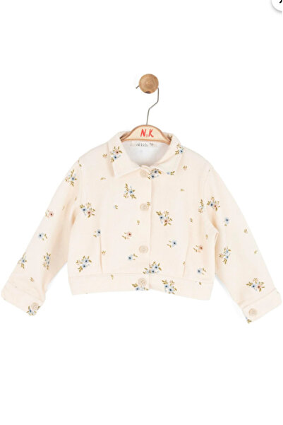 NK 31612 Ανοιξιάτικη Κρέμα Μπουφάν για Κοριτσάκι