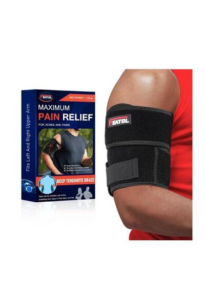 Arabest Bicep Tendonitis Brace Compression Sleeve Support, Upper Arm Brace Bi...