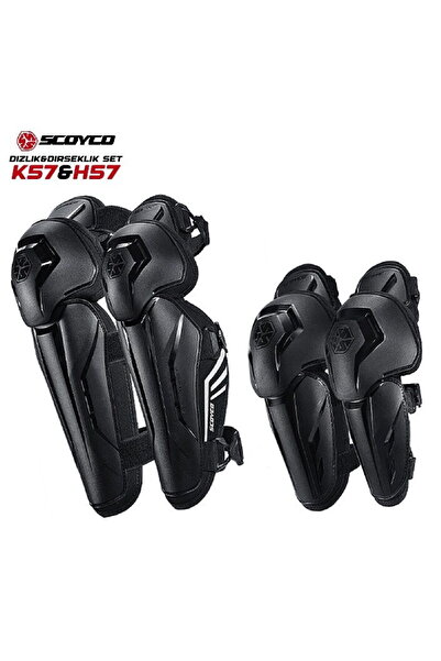 Scoyco طقم واقي الركبة K57 + طقم واقي الكوع H57